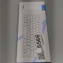 OMOTON Wireless Keyboard for Mac, Keyboard for Mac, Stable Bluetooth & Ultra-Slim Portable, Ergonomic Design, Compatible with MacBook Pro/Air/iMac, Silverwhite