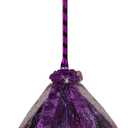 Halloween Witch Broom Wicked Animated Crawling Broomstick Dancing Flying Props Dress Up Mesh Prop Decor Party Purple with Detachable Handle, Props, Masquerade Decoration,Accessories