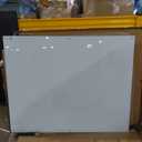 TOWON Magnetic Glass Whiteboard 60 x 48'', Frameless White Dry Erase Board