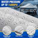 1300D Waterproof Center Console Boat Cover for 20'-22', Gray