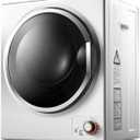 110V 850W Electric Compact Portable Clothes Laundry Dryer with Stainless Steel Tub Apartment Size 1.5 cu.ft