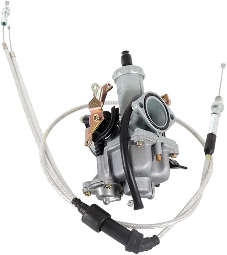 PZ30 30mm Carburetor Motorcycle VM26 30mm Carb with Dual Throttle Cable Accelerating Pump Racing 200cc 250cc for Keihin ABM IRBIS TTR 250 110CC 125CC Dirt Pit Bike ATV Quad Taotao Hawk SunL