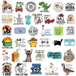 400 Pcs Funny Stickers for Adults Waterproof Vinyl Sarcastic Stickers Meme Decals for Water Bottles, Laptop, Phone, Hard Hats, Journal, Scrapbook