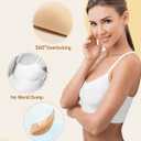 Bra Pads Inserts 4 Pairs Sewn Edges Breast Padding for Sports Bras Swimsuits Bikini A, B, C, D Cup Available