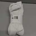 Nike Unisex Everyday Cushioned Training Crew Socks (3 Pairs), White/ Black, X-Large