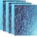 6 Pcs Artificial Ripple Water Effect Sheets Ocean Diorama Supplies Paper Self Adhesive Realistic Stream Background Miniature River Scenery DIY Accessories for Sand Table Model Decor Lake(2 Styles)