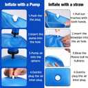 2 Pcs Connection Ball with Pump 9 Inch Pilates Baseball Softball Batting Trainer Improve Arm Action Hitting & Pitching Efficiency Connection Ball for Baseball