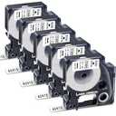 Label Orison Replacement DYMO D1 Label Tape 40913 41913 for Dymo Label Maker Refills, Black on White, for Dymo LabelManager 160 210D 260P 280 360D 420P PnP 500TS 450DUO, 3/8" x 23'(9mm x 7m), 5 Pack