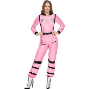 Spooktacular Creations Adult Astronaut Costume Women, Womens Halloween Costumes 2025 (X-Large, Pink)
