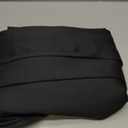 100% Blackout Shield Linen Blackout Curtains for Bedroom 96 Inches Long, Back Tab/Rod Pocket Living Room Drapes, Thermal Insulated Blackout Curtains 2 Panels Set, 50" W x 96" L, Midnight Blue