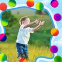 50Pcs 32mm Bouncy Balls for Kids,Rubber High Bouncy Balls,Bright Assorted Multicolor Bouncing Balls for Boys Girls,Kids Party Favors Gifts,School Carnival Prizes