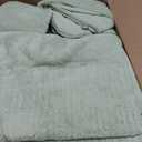 18 Piece Family Bath Towel Set Include 6 Bath Towels,6 Hand Towels and 6 Washcloths Soft Bathroom Towel with Hanging Loops,Highly Absorbent Quick Dry Towels Set for Bathroom,Hotel and Spa-Green