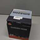 Giraffe Tools Garden Hose 25FT Lightweight Lay Flat Water Hose Kink Free Flexible Hose with 9 Spray Function Nozzle, Black