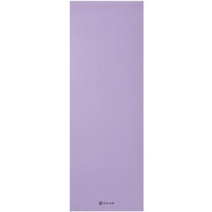 Gaiam Yoga Mat - Premium 5mm Solid Thick Non Slip Exercise & Fitness Mat for All Types of Yoga, Pilates & Floor Workouts (68" x 24" x 5mm) (New Lilac)
