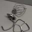 Stainless Steel Accessories for KitchenAid 4.5-5 Qt Tilt-Head Mixer, K45 Whisk, Flat Beater and Dough Hook for 5 Quart Mixing Bowl, Fits KSM45, KSM90, KSM150, Dishwasher Safe, Heavy Duty