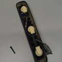 Partsam Red/White 12 LED Smoke Lens Chrome Housing Tail High Mount 3rd Third Brake Light Cargo Lamp Waterproof Replacement for Ford F-250 F-350 F-450 F-550 Super Duty 1999-2016 /Ford Ranger 1993-2011