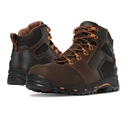 Danner Vicious 4.5” Composite Toe Work Boots for Men - Full-Grain Leather with Breathable Gore-Tex Lining, Speed Lace System & Non Slip Heel Outsole size 11 (Brown/Orange)