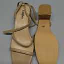 Platform Sandals for Women Open Toe Chunky Heels Two Strap 7cm/2.76" Platform Heels.8