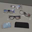 CLASAGA Progressive Multifocus Reading Glasses for Women, Pattern Print Blue Light Block Stylish Ladies Computer Readers (4 Mix Color)