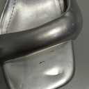 RYNKOMA Women's Leather One Band Square Open Toe Stiletto Slide Sandals Fashion Slip-On Sexy Kitten Heel Mule Sandals Wedding Party Evening Prom Dance Backless Dress Slipper Pump Shoes Size 37