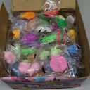 JOYIN Mochi Squishy Toy Set, 100 Pack Mini Squishy Mochi, Party Favors for Kids, Kawaii Stress Relief Toys, Basket Stuffers, Goodie Bags Fillers, Birthday Gifts, Classroom Prizes