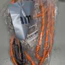 ZALER Long Dog Leash, 50 feet 30ft 20ft 15ft 10ft Dog Training Lead, Heavy Duty Reflective Check Cord Recall Leash for Dogs Training, Playing, Camping, or Backyard (10FT, Orange)