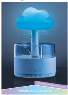 West & Arrow RGB Raining Cloud Mood Light, Color: White