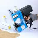 Bag Sewing Machine - 2s/bag Heavy Duty Portable Stitching Machine for Woven Bags, Non-Woven Fabrics, Leather | Warehouse & Farm Packing Tool (Blue, Corded - 110V AC)