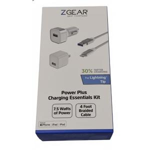 ZGEAR 3PC 1,5A 8PIN CBLE CAR WALL CHRG