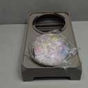 Elevated Bowls, 4 Height Adjustable Raised Stand With 2 Thick 50oz Stainless Steel Food Bowls, Non-Slip Feeder for Dogs, Adjusts to 3.7", 9.2", 10.75", 12.36" Light Brownish Gray