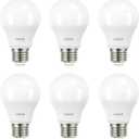 Linkind A19 LED Light Bulb, 60W Equivalent Light Bulbs, 9W 5000K Daylight, 840 Lumens Non-Dimmable LED Bulb, E26 Standard Base, Energy Efficient UL Listed, 6-Pack