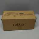 Zakkart SnugCloud Cat Window Perch with 4-Sided Bolster - Orthopedic Cat Hammock for Window Sill - Solid Hardwood & Metal Frame - Window Seat for Pets (Natural Color Wood w/White Bed, Medium) (Medium (22"x15"))