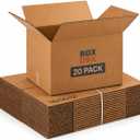 BOX USA Medium Moving Boxes 18L x 14W x 12H 20-Pack - Corrugated Cardboard Box for Shipping, Mailing, Packing, Packaging and Storage