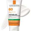 La RochePosay Anthelios Clear Skin Sunscreen Dry Touch SPF 60, Oil Free Sunscreen For Face, Oil Absorbing, Broad Spectrum SPF + Antioxidants, NonGreasy, Oxybenzone Free, Travel Size