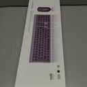 Wireless Keyboard and Mouse Combo,Quiet Click,Full Size Design with Number Pad,Ergonomic Mouse with 5 DPI,Sleep Mode-GAMCATZ 2.4G Slient Portable Cordless Combo for Laptop/PC/Computer/Mac(Black)