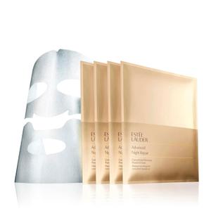 Este Lauder Advanced Night Repair Concentrated Recovery Moisturizing PowerFoil Face Mask with Hyaluronic Acid | Sheet Mask, 4-Pack