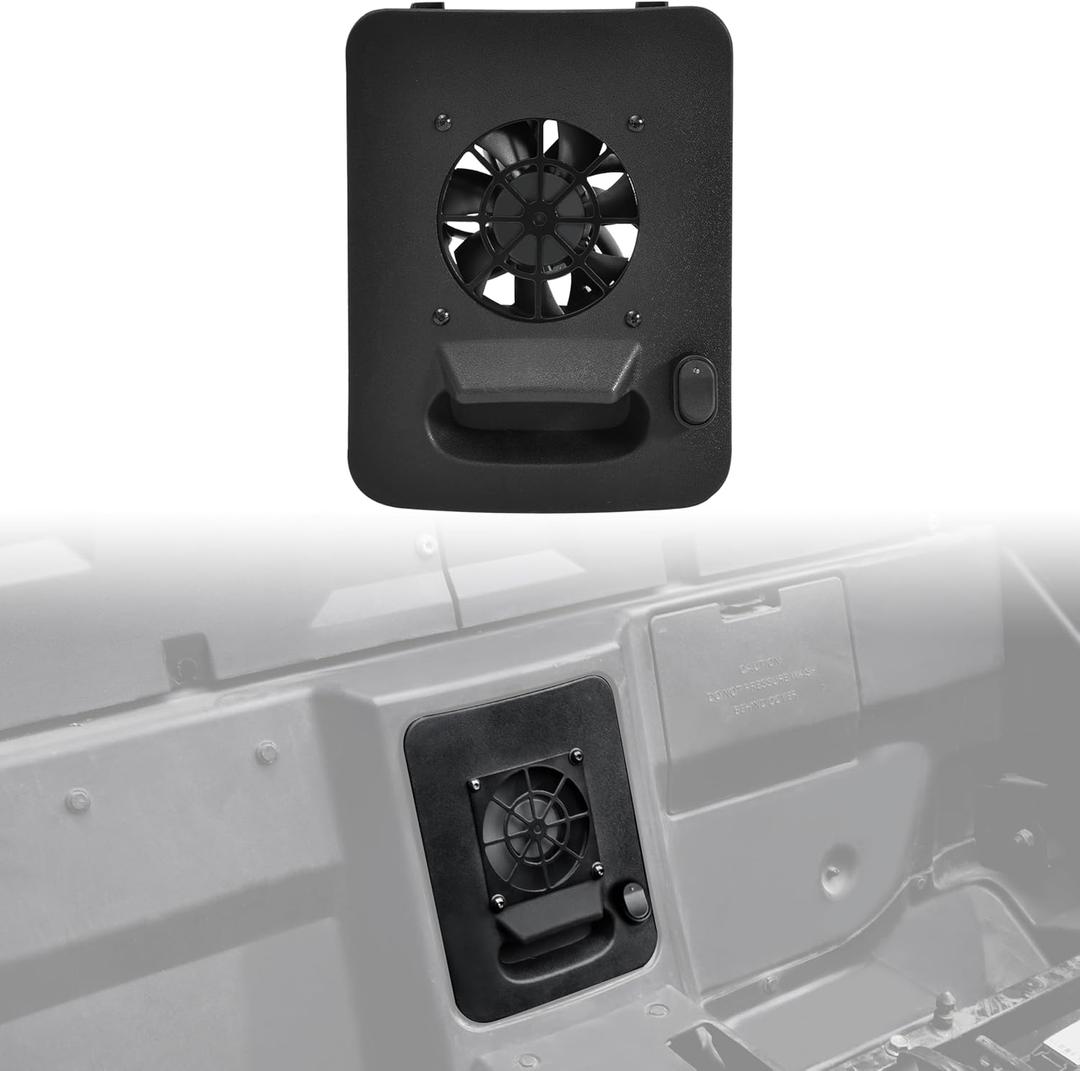 SAUTVS Engine Access Panel with Cooling Fan Assembly for 2014-2023 Polaris RZR XP 1000/ Turbo/RZR 900/Trail S 900 1000/2017 Ranger XP 1000 Accessories, Replace #5454122#5452376-070#5439787-070