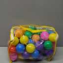 Hovenlay Ball Pit Balls Phthalate Free BPA Free Crush Proof Plastic - 7 Bright Colors in Reusable Play Toys for Kids with Storage Bag