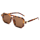 FEISEDY Vintage Square 70s Flat Aviator Sunglasses Women Men Classic Retro Stylish Frame UV400 Sunglasses B2622