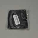 Sadnyy 3 Pcs PU Leather Coin Purse Black Change Holder No Zipper Coin Pouch Self Closing Pouch Change Purse Bag for Men, 2 Size