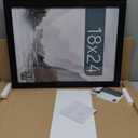 MCS Museum Poster Frame 18x24 Onyx Woodgrain, Vertical & Horizontal Wall Hanging Large Picture Frame for Photos, Posters & Art Prints (1-Pack)