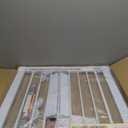 Cumbor 29.7-40.6" Baby Gate for Stairs, Mom's Choice Awards Winner-Dog Gate for Doorways, Pressure Mounted Auto-Close Pet Gates for Dogs Indoor, Safety Child Gate with Easy Walk Thru Door, White