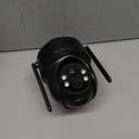 GALAYOU 2K Security Cameras Wireless Outdoor-360 PTZ Cameras for Home Security with Solar Panel/Battery Powered, Night Vision, Two-Way Audio, PIR Sensor, Works with Alexa, R1 4P Black (2.4Ghz Only)