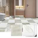 Art3d Peel and Stick Floor Tile, 30-Pack 12 x 12in. Covers 30 Sq.ft, Waterproof Vinyl Flooring Tiles Self Adhesive for Kitchen, Bathroom & Bedroom - White & Beige Marble