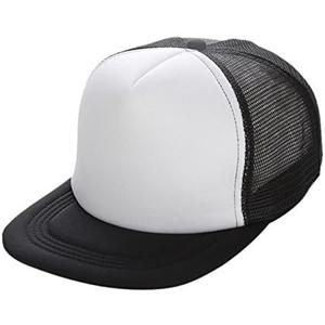 Vintage Foam Trucker Hat 2 Tone - White / Black