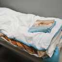 Blue Beach Comforter Set King, Coastal Nature Theme Pattern Bedding Sets for Boys Girls Bedroom, Ocean Hawaiian Starfish Qulit, 1 Comforter, 2 Pillowcases