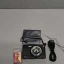 2025 New Digital Camera, 56MP FHD 1080P for Kids with 16x Digital Zoom Anti Shake, Face Detect, Smile Capture, 32GB TF Card, Battery, Lanyard, a Great Gift for Boys & Girls Black