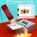 COOVA Word Pop & Talking Flash Cards for Kids Ages 4-8, Matching Letter Game, Spelling Phonics Sight Words Flash Cards Kindergarten & 1st Grade, Pocket Speech CVC Word Games, Learn to Read Toys