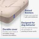 Casper Dog Bed, Plush Memory Foam, Large, Sand, 35.0"L x 45.0"W x 7.0"Th