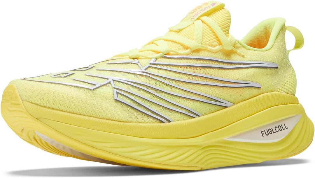 New Balance Womens FuelCell Supercomp Elite V3 (6, Cosmic Pineapple/White Iridescent)